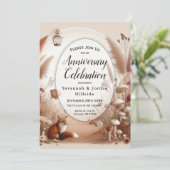 Invitation Renard de forêt d'automne enchanté (Debout devant)