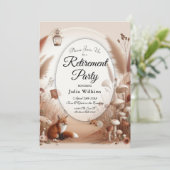 Invitation Renard de forêt d'automne enchanté (Debout devant)