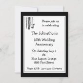 Invitation Renard de forêt mignon Art animalier Mariage Anniv (Dos)