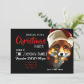 Invitation Renard de Noël. (Debout devant)