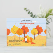 Invitation Renard des Bois (Debout devant)