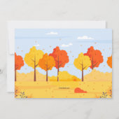 Invitation Renard des Bois (Dos)