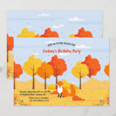 Invitation Renard des Bois (Devant / Derrière)