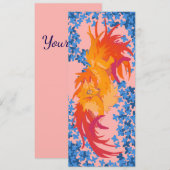 Invitation Renard fantaisie (Devant / Derrière)