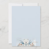 Invitation Rencontre avec un bébé garçon  (Dos)