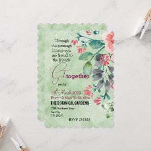 Invitation Rencontre des Amis aux Fleurs