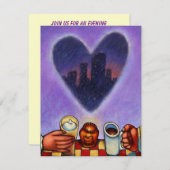 INVITATION RENCONTRER LA VITESSE DE RÉUNION DATANT DE LA DATE (Devant / Derrière)