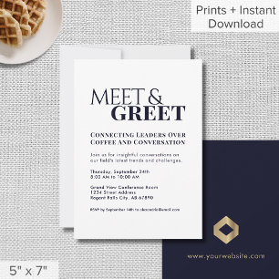 Invitation Rencontrez et saluez l'événement Business Networki