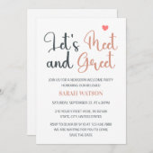 Invitation Rencontrez et saluez l'invitation de la fête de bi (Devant / Derrière)