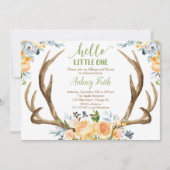 Invitation Rencontrez et saluez sip et voyez des bois neutres (Devant)