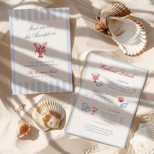 Invitation Rencontrez-moi dans la Bachelorette Hamptons