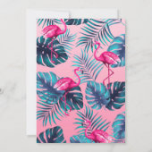 Invitation Rencontrez-moi dans les tropiques Anniversaire Fil (Dos)