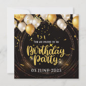 Invitation Rendez votre anniversaire encore plus spécial avec (Devant)