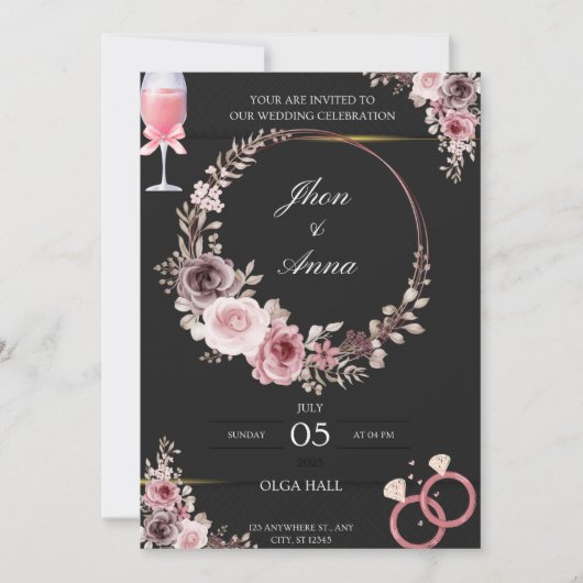 Invitation Rendez votre jour de mariage encore plus magique (Devant)