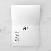 Invitation Rendez-vous aux fraises (Intérieur)