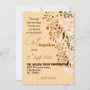 Invitation Rendez-vous de fleurs