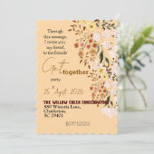 Invitation Rendez-vous de fleurs (Debout devant)