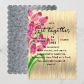 Invitation Rendez-vous de tulipes intemporelles  (Devant / Derrière)