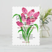 Invitation Rendez-vous intemporel des tulipes (Debout devant)