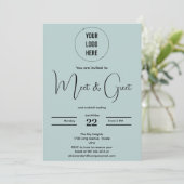 Invitation Rendez-vous moderne et accueillir l'invitation min (Debout devant)