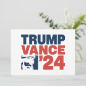 Invitation Rendre l'Amérique en sécurité Trump Vance 2024 MAG (Debout devant)
