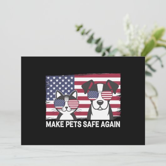 Invitation Rendre les animaux sûrs Trump Harris Debate 2024 (Debout devant)