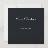 Invitation Renne de Noël (Dos)