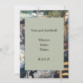 Invitation Renoir Moulin Danse Galette Party (Dos)