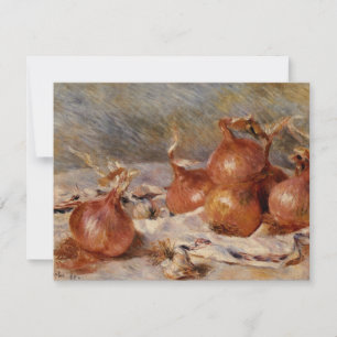 Invitation Renoir's Still Life with Onions (1881)