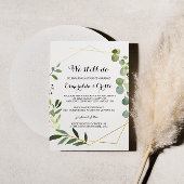 Invitation Renouveau de la vision des Feuilles verts tropicau