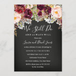 Invitation Renouveau de la Vow Mariage de Chalkboard en Bourg<br><div class="desc">Plus joli Mariage floral Vow Renewal Invitations dans le Little Bayleigh Store!</div>