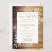 Invitation Renouveau de Vow Nous faisons toujours l'Anniversa (Devant)