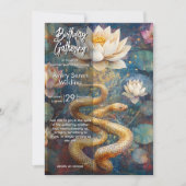 Invitation Renouveau sacré | Conception de serpent (Devant)