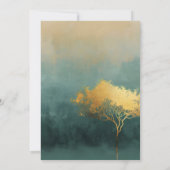 Invitation Renouveau Tranquille | Design Minimaliste (Dos)