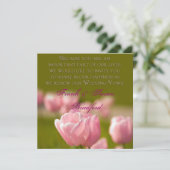 INVITATION RENOUVELER LES VOTES MARIAGES - TULIPS (Debout devant)