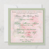 Invitation Renouveler les vues Mariages (Dos)