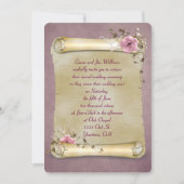 Invitation Renouvellement de la fenêtre de défilement vintage (Devant)