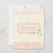 Invitation Renouvellement de la Vo Mariage Peach Soft (Devant)