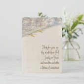 Invitation Renouvellement de la Vow étoile de mer pour le 35e (Debout devant)