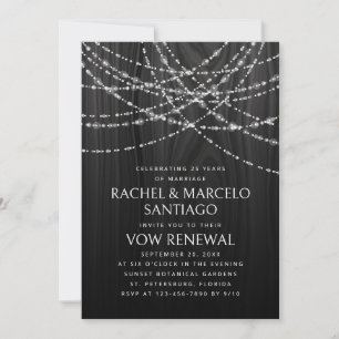 Invitation Renouvellement de la vue de l'anniversaire du Mari