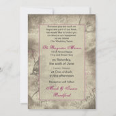 Invitation Renouvellement de l'invitation des vaches Mariages (Dos)