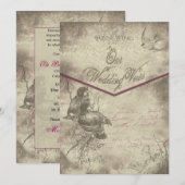 Invitation Renouvellement de l'invitation des vaches Mariages (Devant / Derrière)