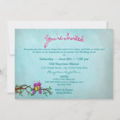 Invitation Renouvellement de l'invitation des voeux Mariages (Dos)