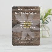 Invitation Renouvellement de vision rustique et ro (Debout devant)