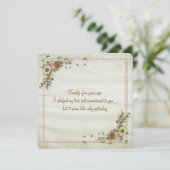 Invitation Renouvellement de Voeux d'Anniversaire de Mariage (Debout devant)