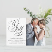 Invitation Renouvellement de Vœux d'Anniversaire de Mariage É (Debout devant)