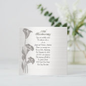 Invitation Renouvellement de vœux de 25e anniversaire de mari (Debout devant)