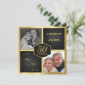 Invitation Renouvellement de vœux de mariage élégant pour un  (Debout devant)