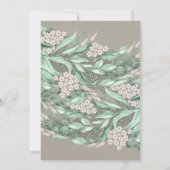 Invitation Renouvellement de Vœux de Mariage Rustique Anniver (Dos)