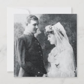 Invitation Renouvellement de vœux de PixDezines / Faux or ros (Dos)